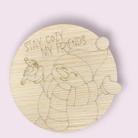 Stay Cozy Friends Welcome Round (PC078)