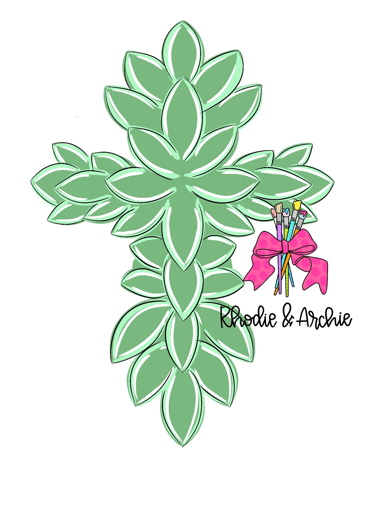 Leafy Cross (RA152)
