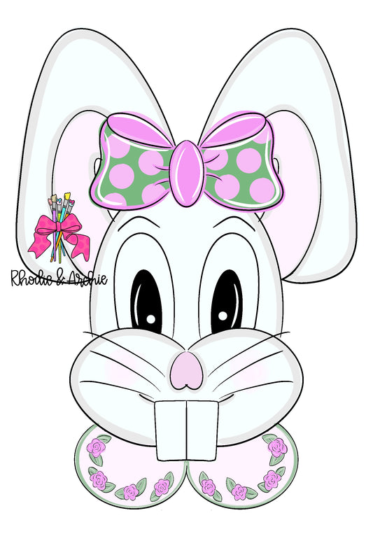 Girl Bunny Head (RA155)