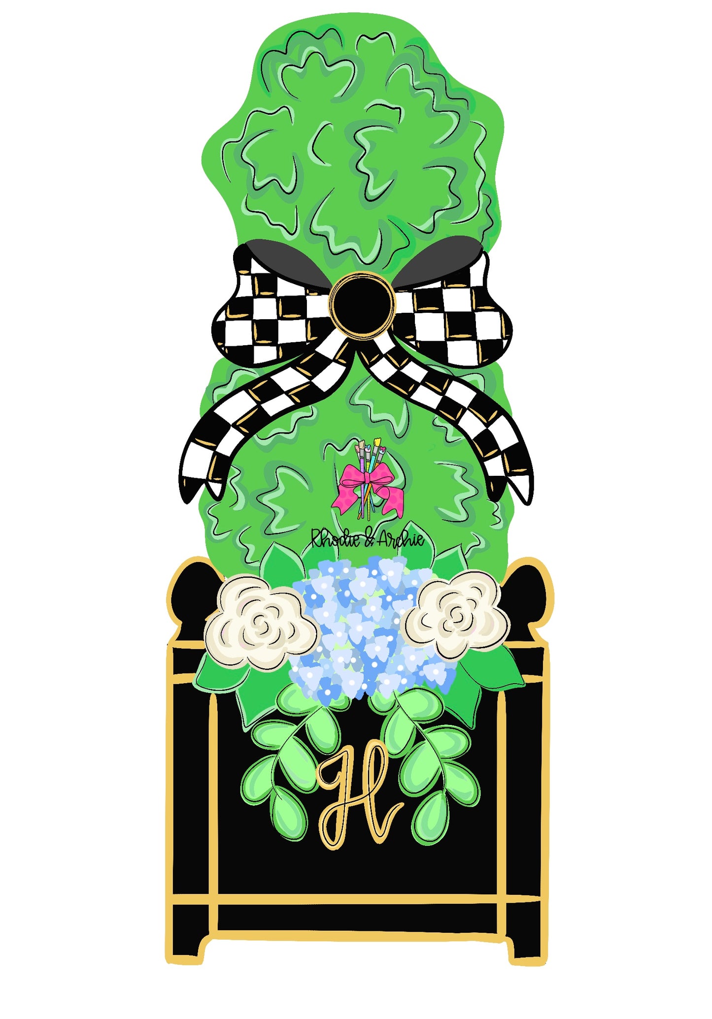 Bow Topiary (RA162)