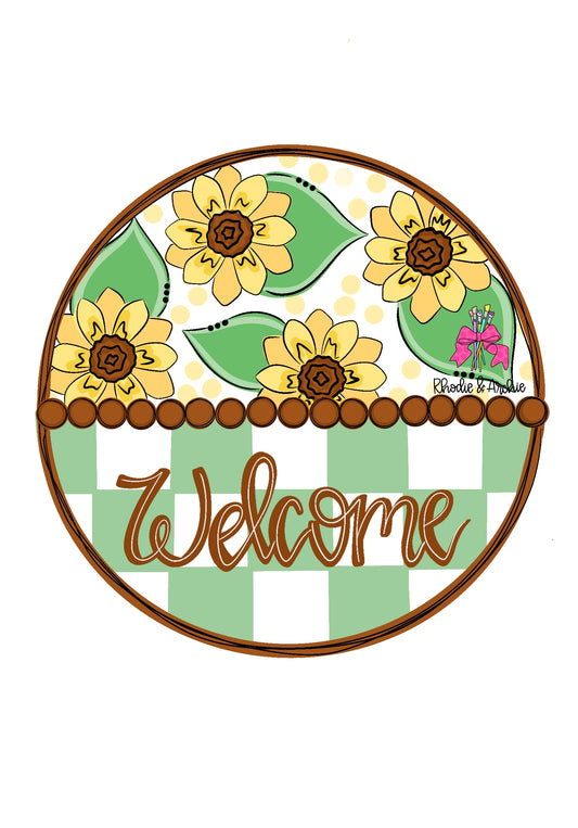Sunflower Welcome Round (RA171)
