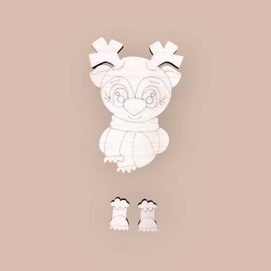 Ribbon Leg Reindeer (MJ044O)