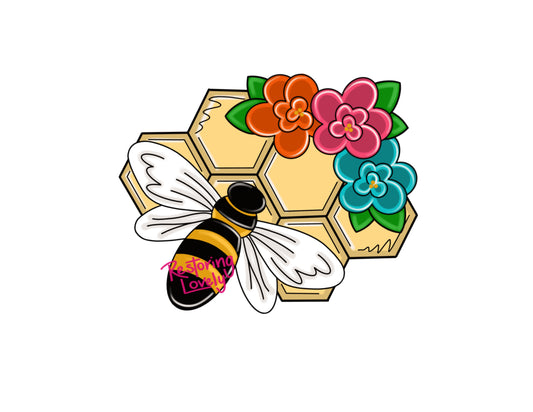 Horizontal Bee (RL084)