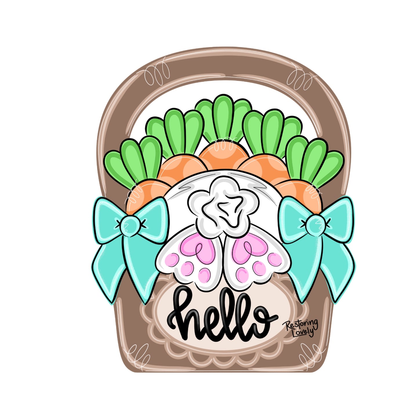 Hello Easter Basket (RL093)