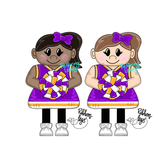 Ribbon Leg Cheerleader (RL102)