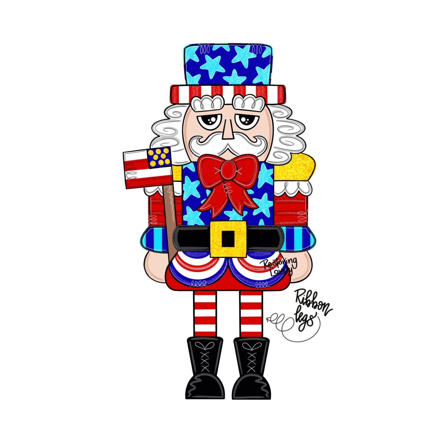 Patriotic Nutcracker (RL142)