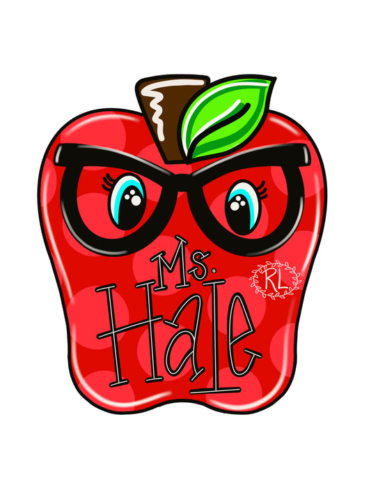 Apple With Glasses (RL150)