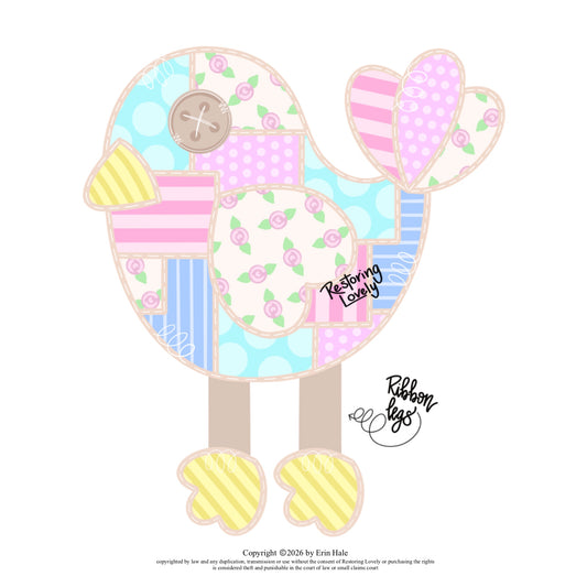 Patchwork Bird (RL185)