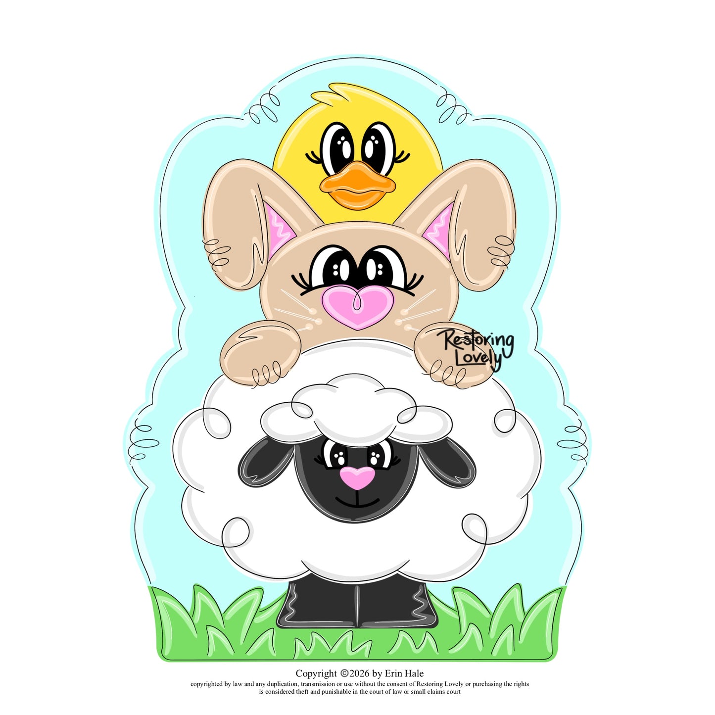 Chick Bunny Lamb (RL186)