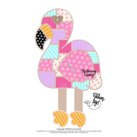 Patchwork Flamingo (RL187)