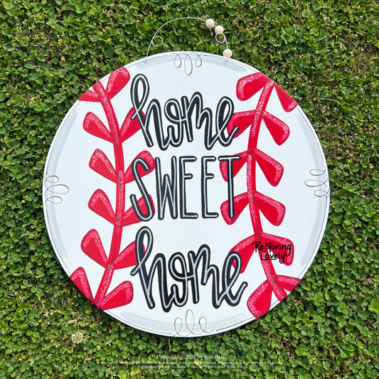 Baseball Home Sweet Home (RL194-A-3D)