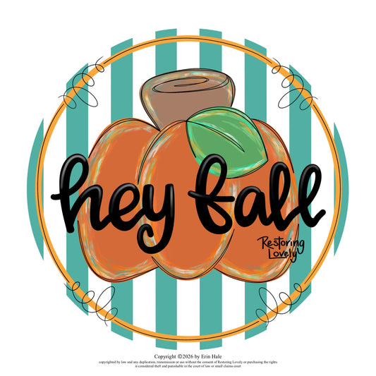 3D Hey Fall Round (RL206-3D)