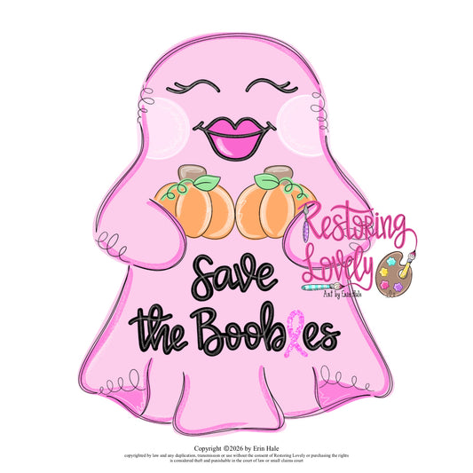 Save The Boobies Ghost (RL223)