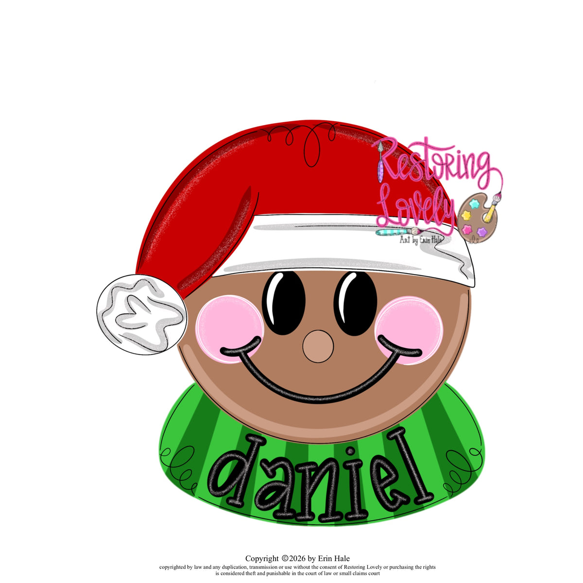 Gingerbread Boy Ornament (RL239)