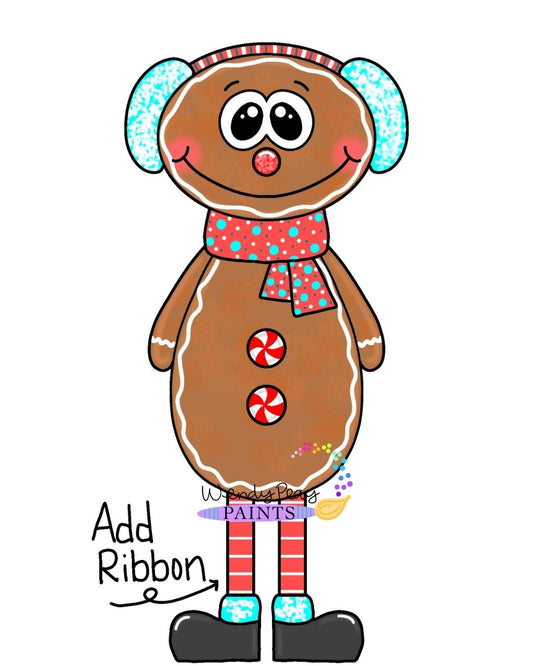 Ribbon Leg Gingerbread (WP037)