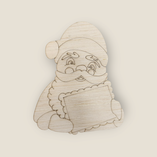 Santa Holding Sign (RA113O)
