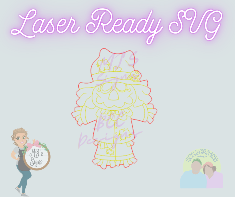 Scarecrow - Laser Ready SVG
