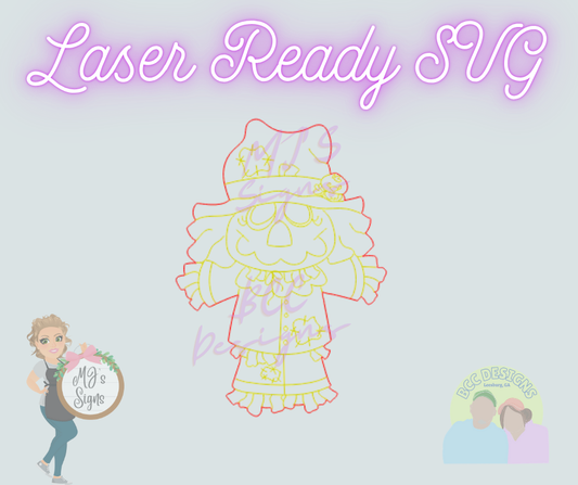 Scarecrow - Laser Ready SVG