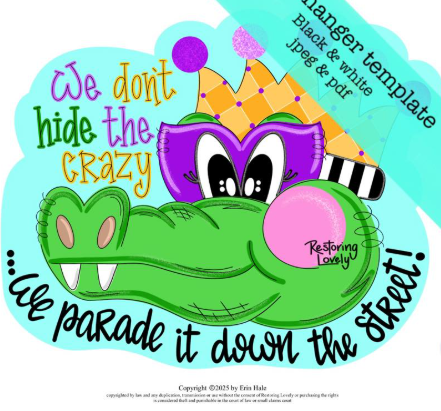 We Don't Hide Crazy Gator (RL170)