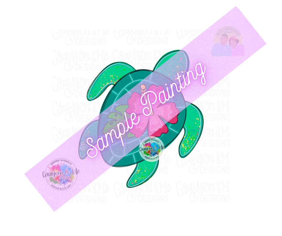 Sea Turtle - Laser Ready SVG