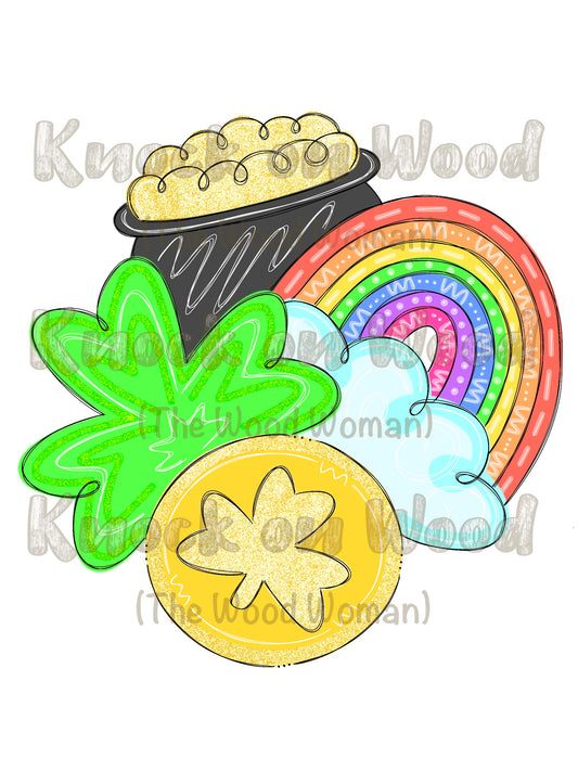 St Patrick's Day Collage  (KW060)