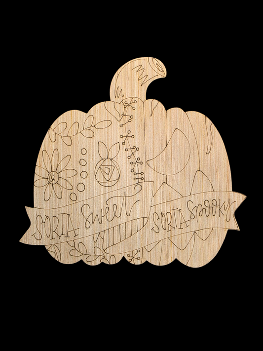 Sorta Sweet Sorta Spooky Pumpkin (MJ060)