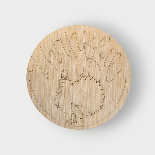 Thankful Turkey Round (HC197)