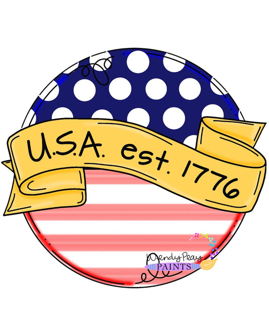 USA Est. 1776 (WP089)