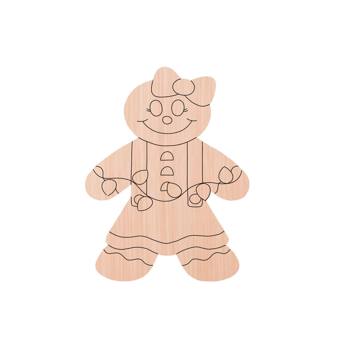 Gingerbread Girl Ornament (RL240-O)