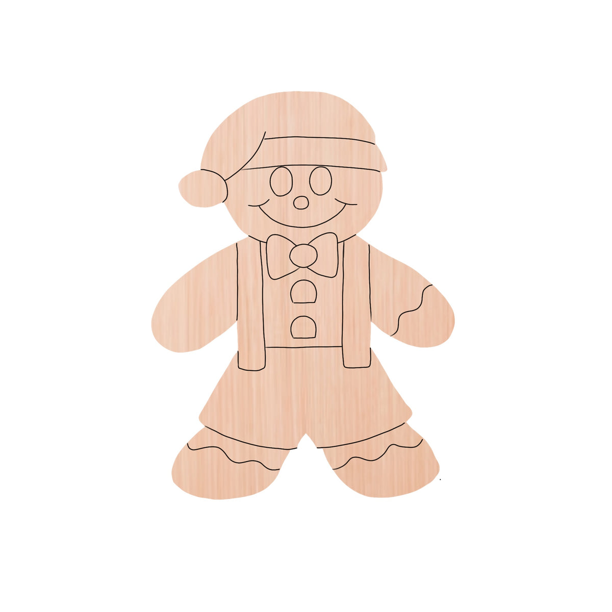 Gingerbread Boy Ornament (RL238)