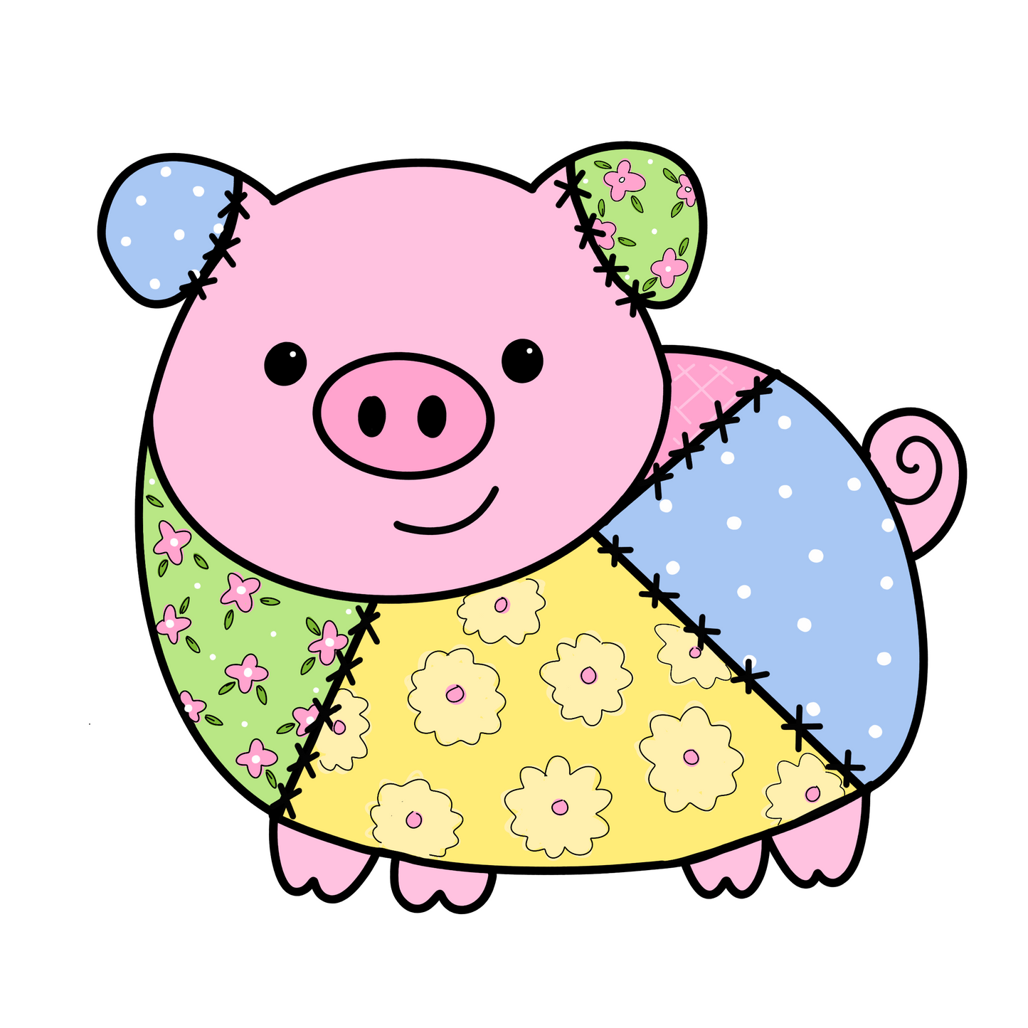 Patchwork Piggy (PU020)