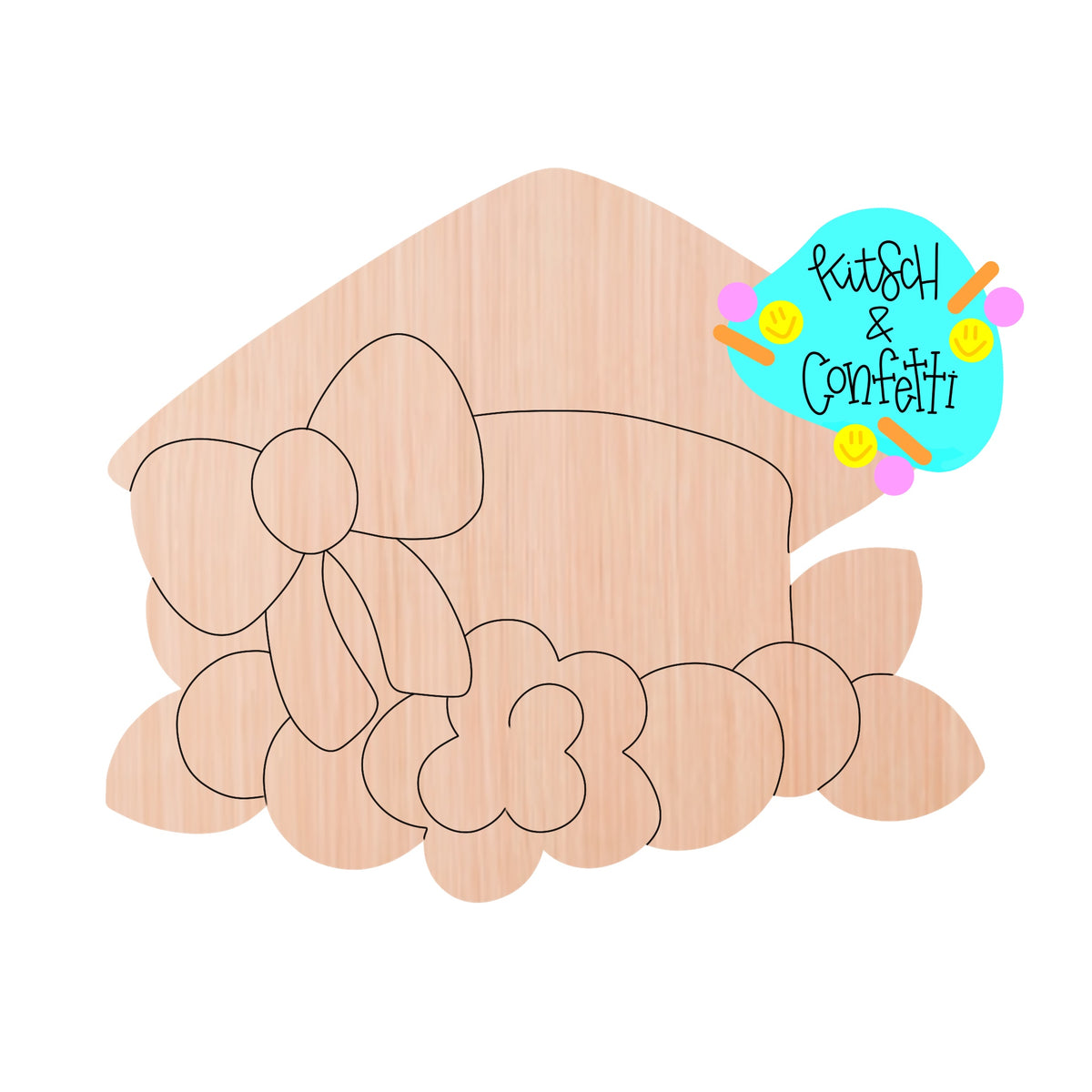 Floral Grad Cap (KC314)