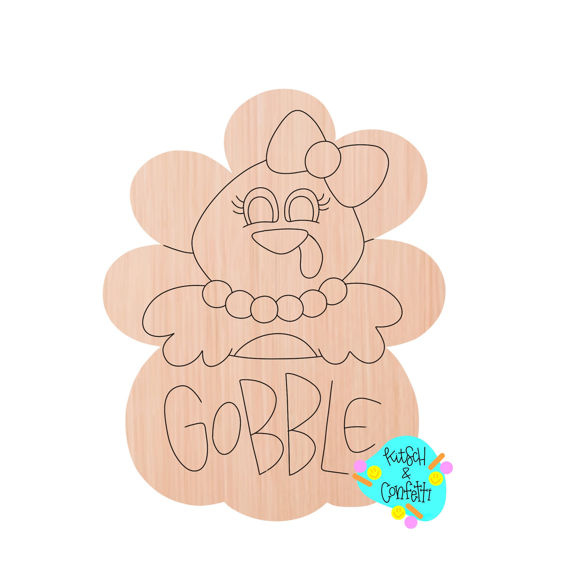 Gobble Turkey Girl (KC485)