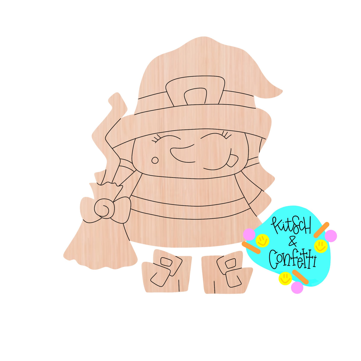 Ribbon Leg Witch (KC362)