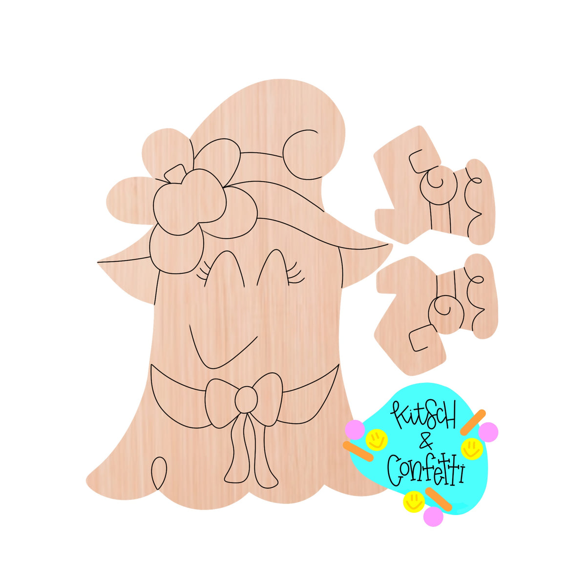 Ribbon Leg Ghost Girl (KC359)