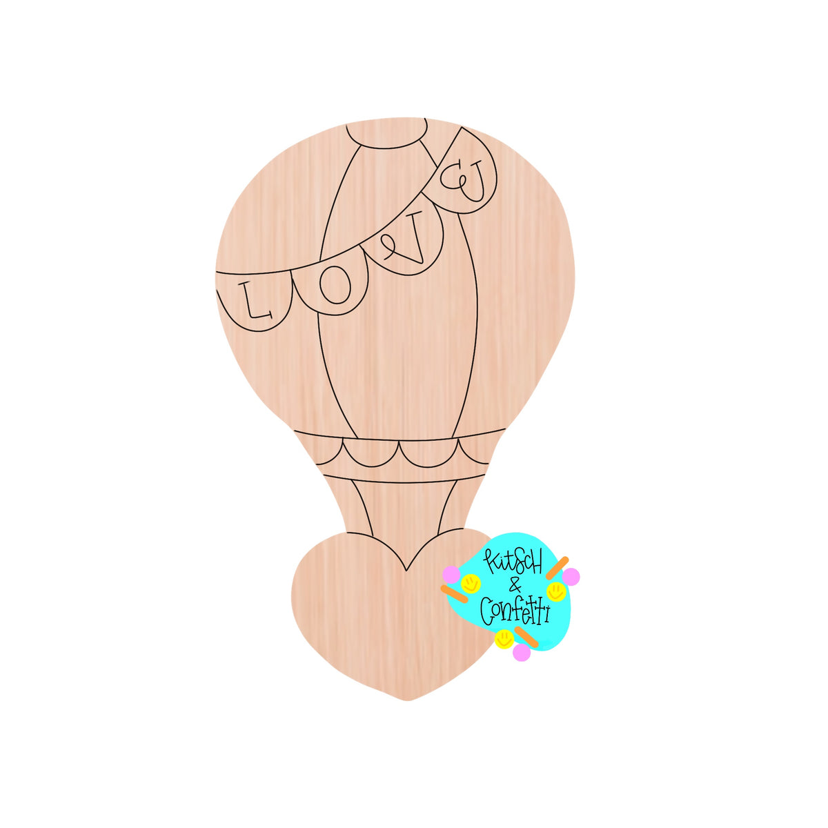 Valentines Hot Air Balloon (KC367)