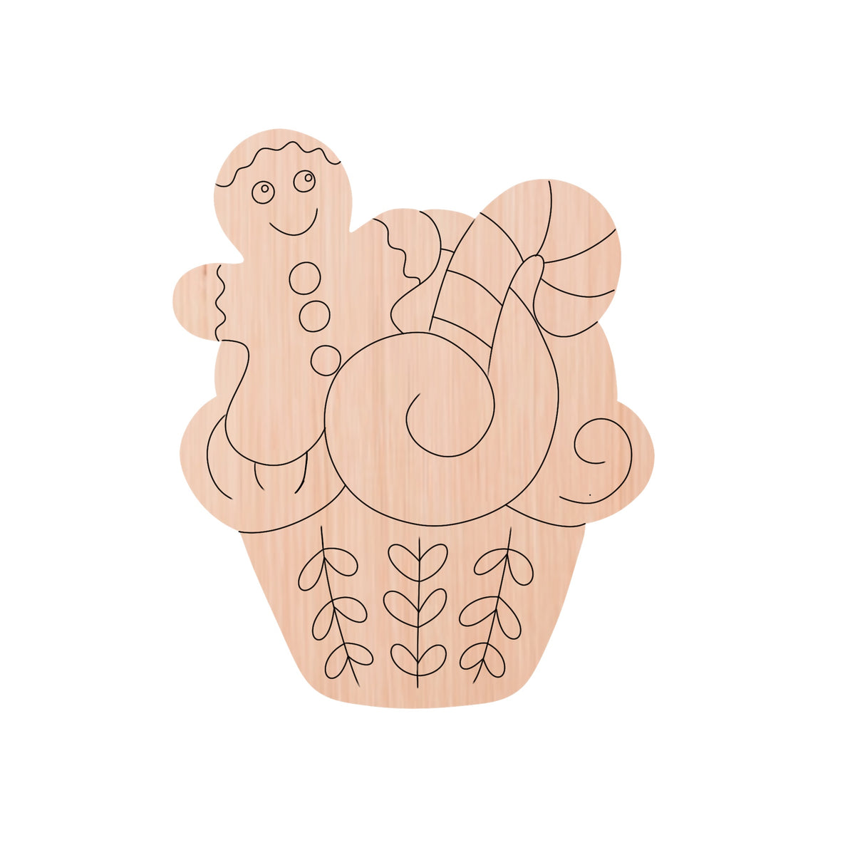 Gingerbread Cupcake (AB226)