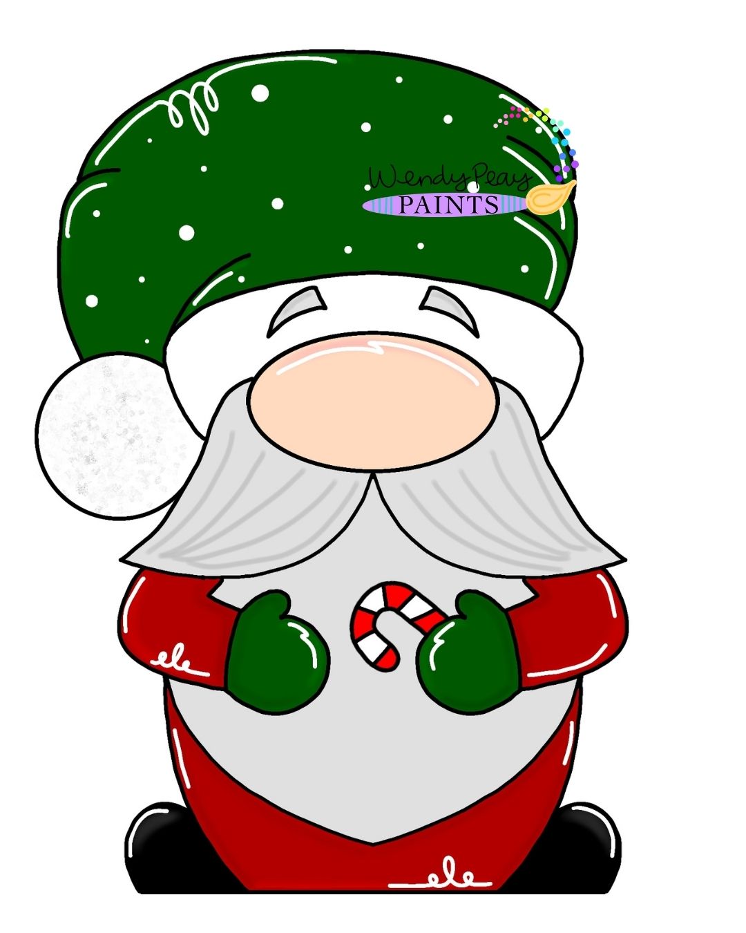 Christmas Gnome Ornament (WP001-O)