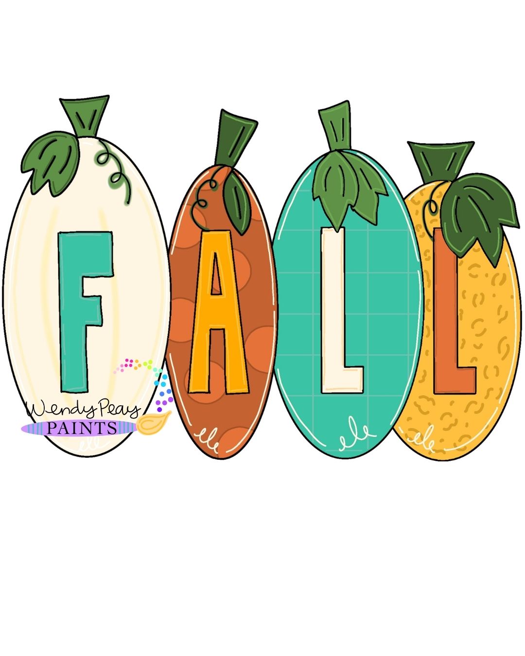 Fall Pumpkins (WP006)