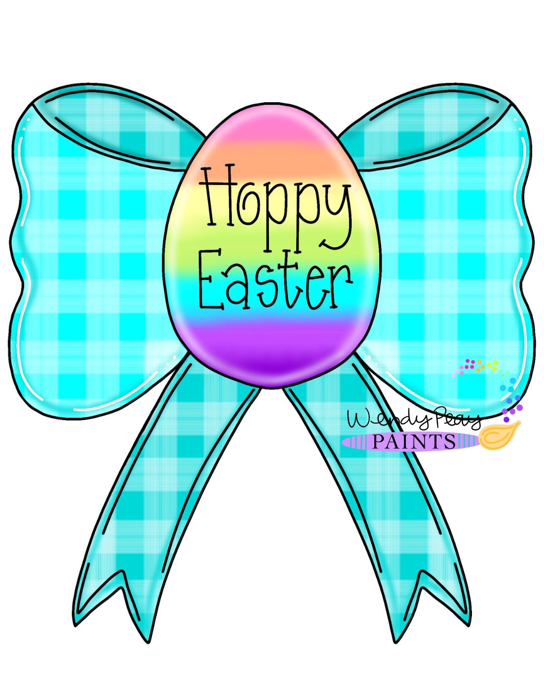 3D Easter Bow (WP072)
