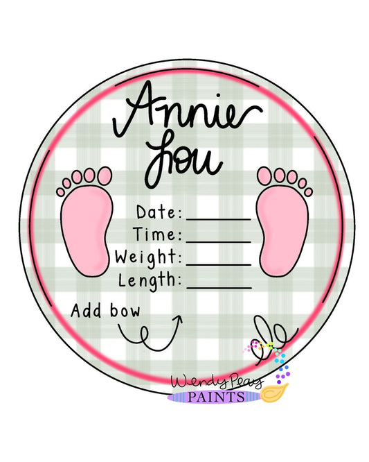 Birth Announcement Round (WP099)
