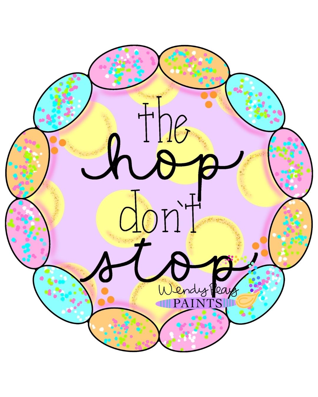 Easter Egg Wreath (WP120)
