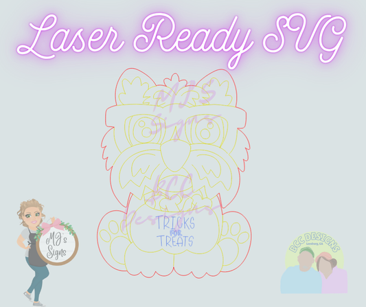 Tricks For Treats Yorkie - Laser Ready SVG