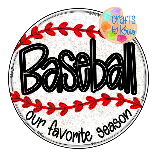 3D Baseball Round (CK019-3D)