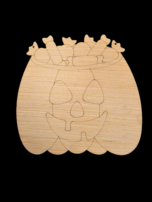 Candy Pail Jack O Lantern (KW097)