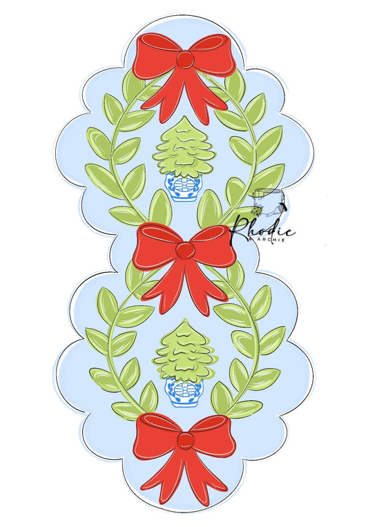 Scalloped Double Tree (RA088O)