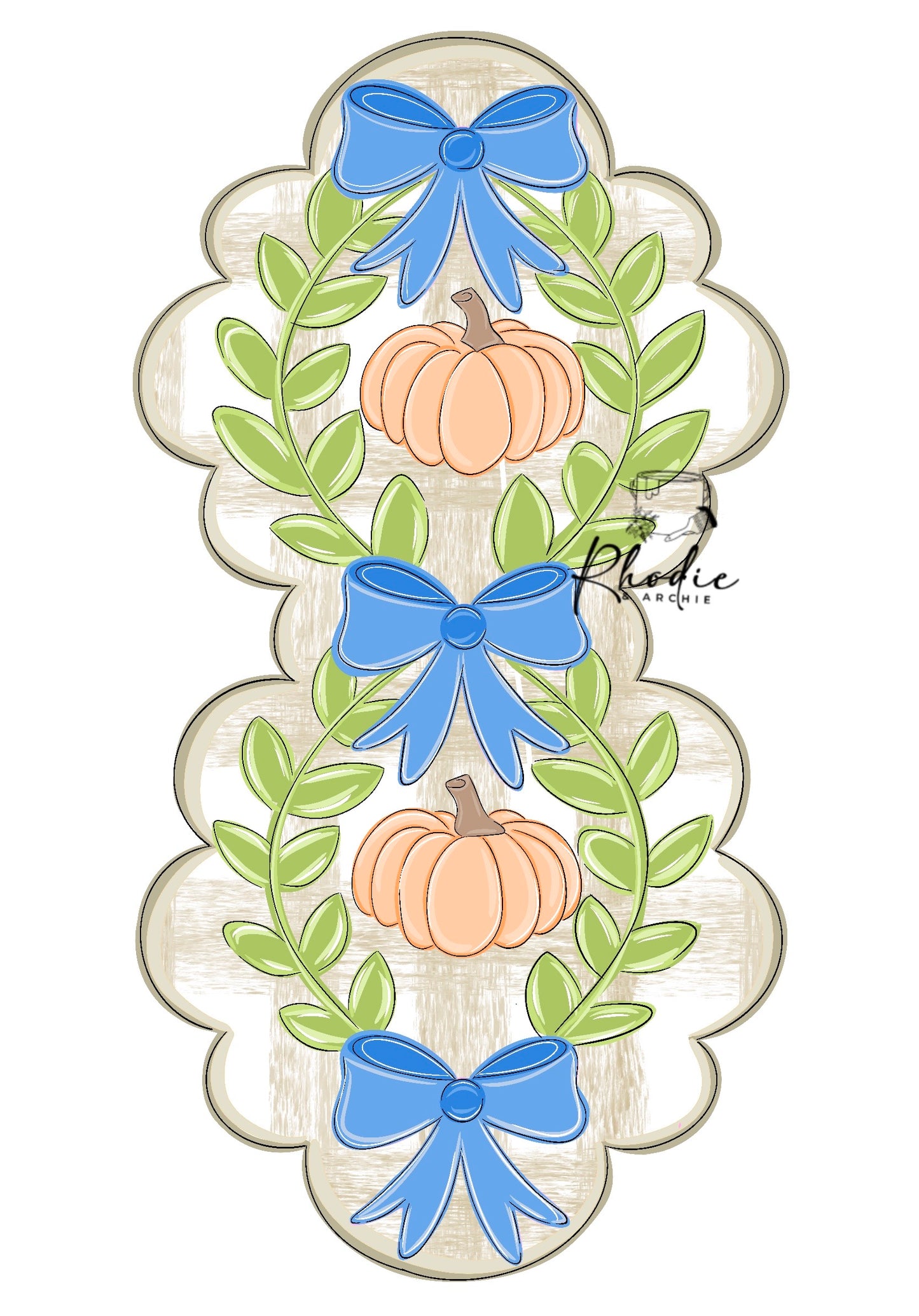 Scalloped Double Pumpkin (RA089)
