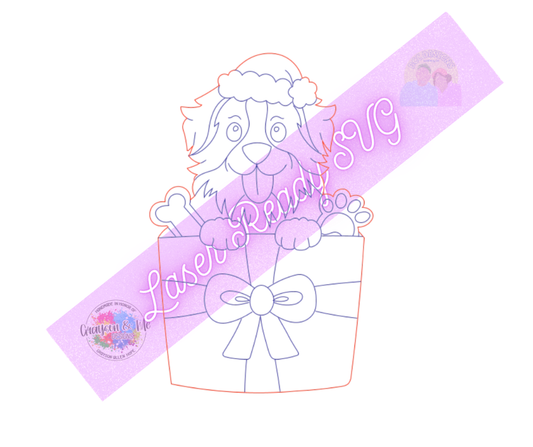 Aussie Christmas Gift - Laser Ready SVG
