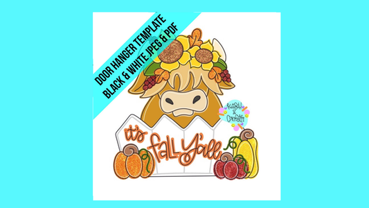 Fall Highland Cow (KC026)
