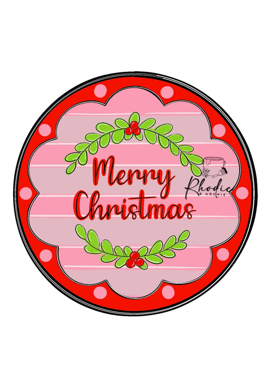 Merry Christmas Round (RA100O)